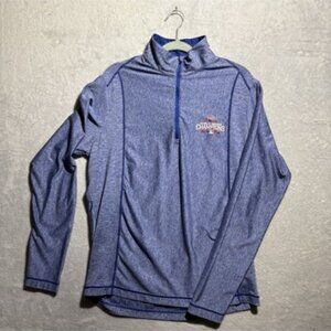 Chicago Cubs 2016 World Series Champions Antigua Women's XL 3/4 Zip Pullover